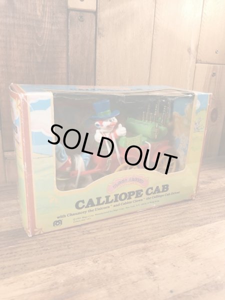 クラウンアラウンドの馬車の80年代ビンテージPVCフィギュア