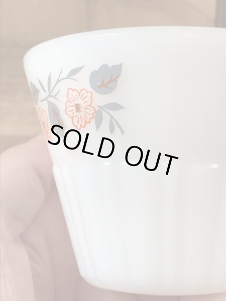 ターモクリサの花柄の70〜80年代ビンテージマグカップ