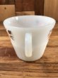 Termocrisaのフラワー柄の70〜80’sヴィンテージミルクガラスカップ