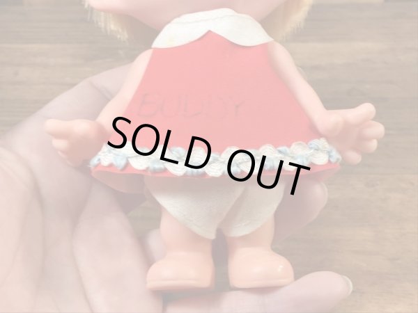 メイドインジャパン製の女の子の60’sヴィンテージソフビドール