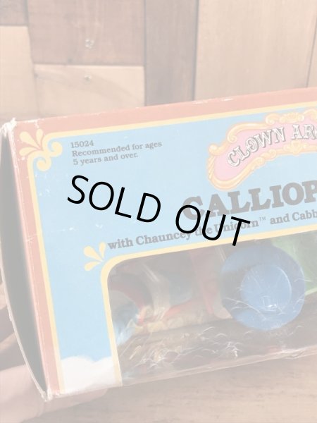 クラウンアラウンドの馬車の80年代ビンテージPVCフィギュア