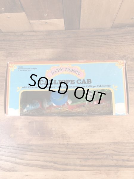 クラウンアラウンドの馬車の80年代ビンテージPVCフィギュア