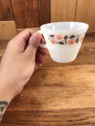 画像3: Termocrisa Flower Milk Glass Mug　ミルクガラス　ビンテージ　マグカップ　ターモクリサ　70〜80年代
