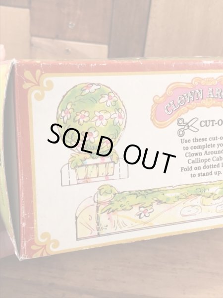 クラウンアラウンドの馬車の80年代ビンテージPVCフィギュア