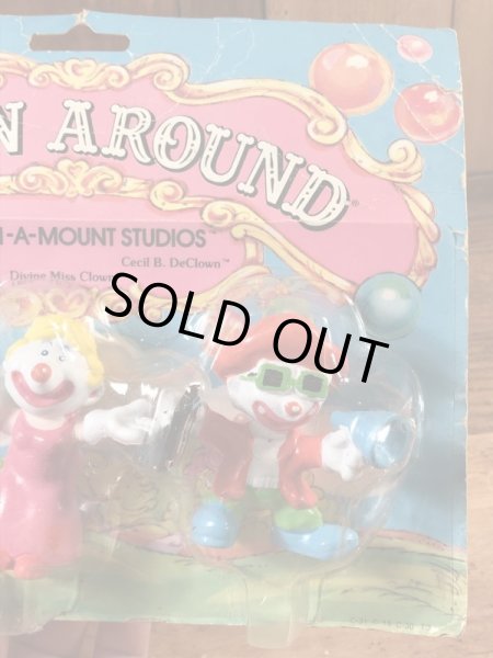 Clown Aroundの3体セットの80’sヴィンテージPVCフィギュア