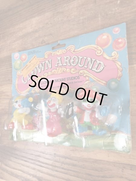 Clown Aroundの3体セットの80’sヴィンテージPVCフィギュア