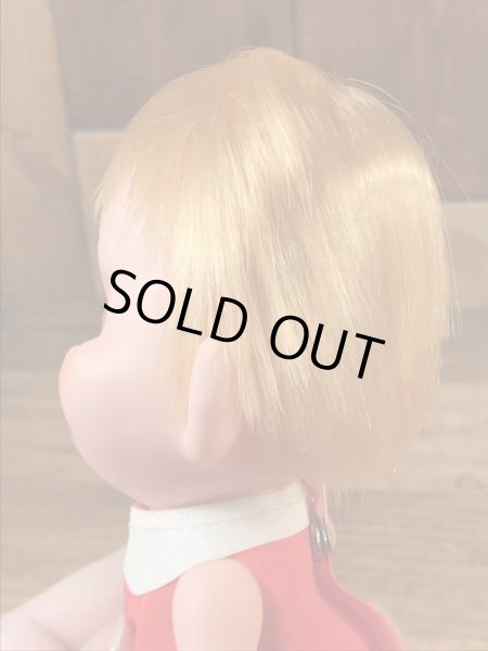 目がコロコロ動く女の子の60年代ビンテージドール