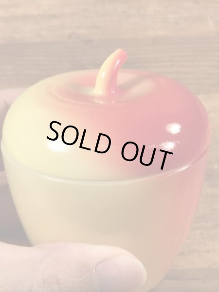 Hazel Atlas社製のアップルの50〜60’sヴィンテージジャムジャー