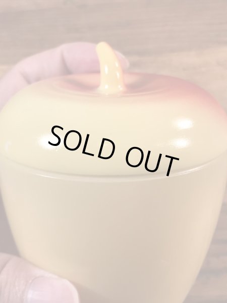 Hazel Atlas社製のアップルの50〜60’sヴィンテージジャムジャー