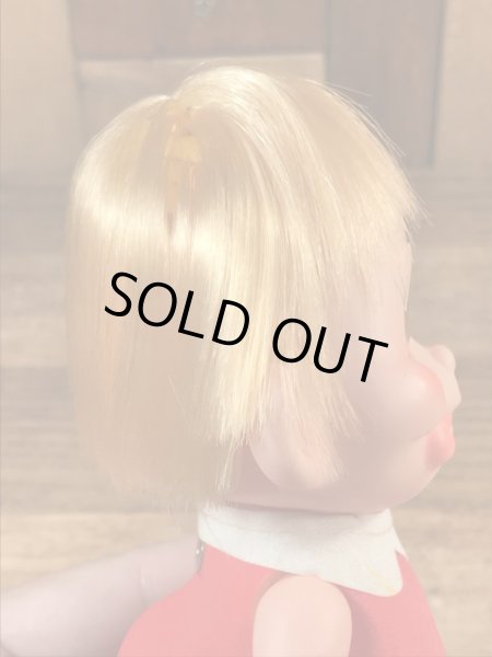 目がコロコロ動く女の子の60年代ビンテージドール