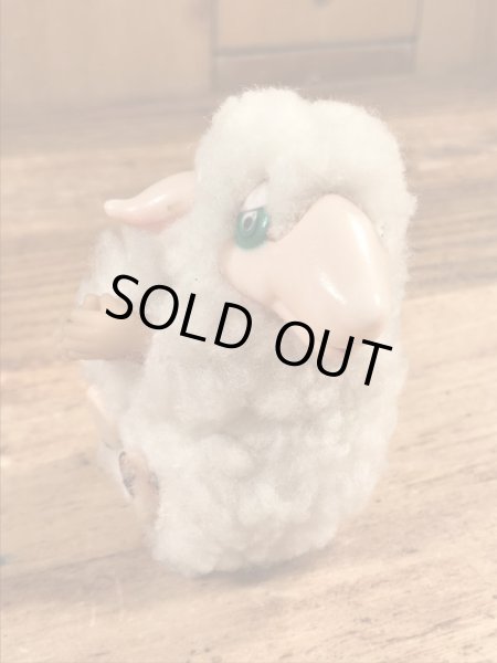 ヒツジの80年代ビンテージクリップ人形