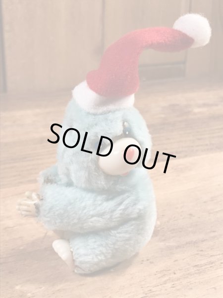 サンタクロースのクマの80年代ビンテージクリップ人形