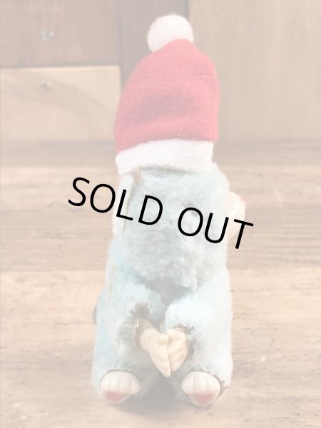 サンタクロースのクマの80年代ビンテージクリップ人形