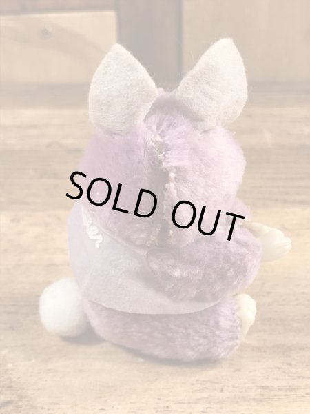 イースターバニーの紫の80’sヴィンテージクリップドール