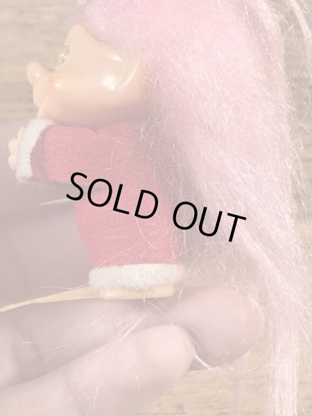 サンタのTrollの80’sヴィンテージクリップドール