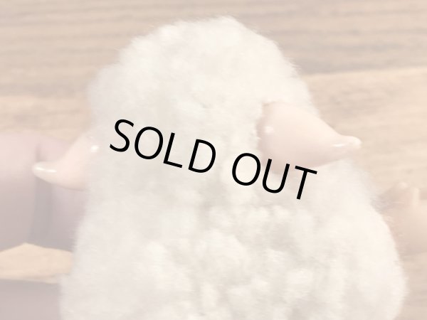 ヒツジの80年代ビンテージクリップ人形