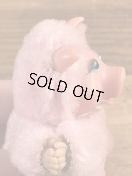 ミスピギーに似たブタの80年代ビンテージクリップドール