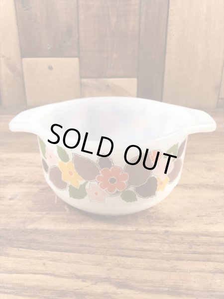 スコットマインツ社製の花柄の60〜70年代ビンテージミニキャセロール