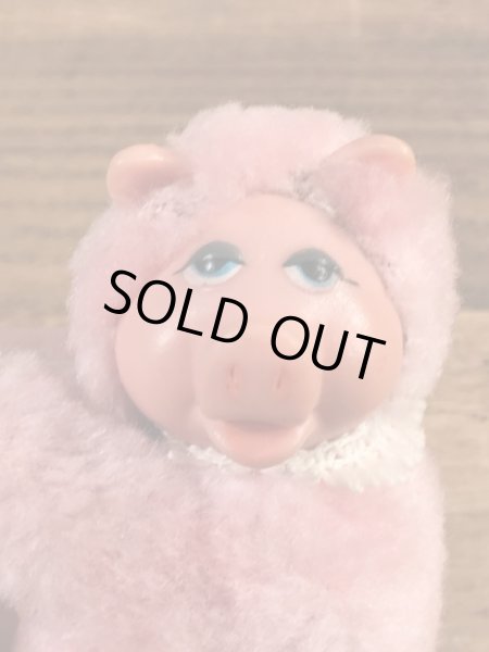 ミスピギーに似たブタの80年代ビンテージクリップドール