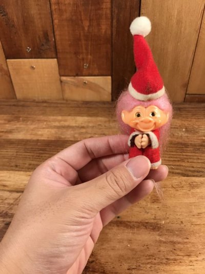 画像1: “Santa Troll” Clip Doll　トロール　ビンテージ　クリップドール　サンタ　80年代