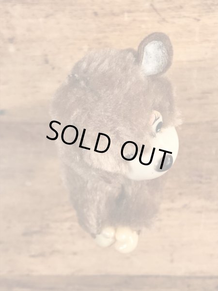 クマの80年代ビンテージクリップ人形