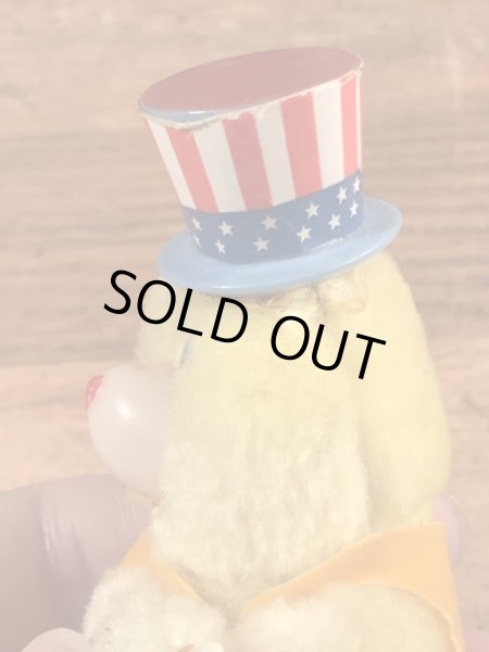 アメリカのクマの80年代ビンテージクリップ人形