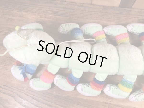 ロッツアレッグスのイモムシの80年代ビンテージ縫いぐるみ