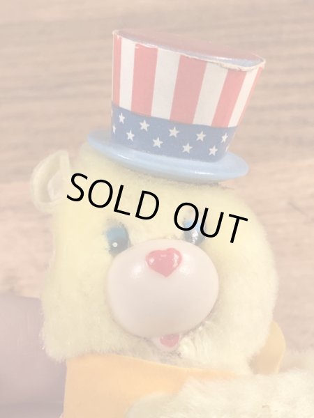 アメリカのクマの80年代ビンテージクリップ人形