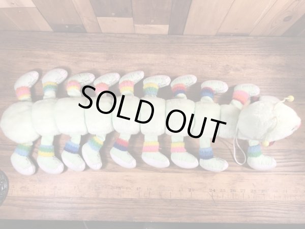 ロッツアレッグスのイモムシの80年代ビンテージ縫いぐるみ