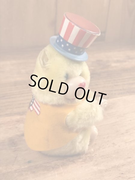 アメリカのクマの80年代ビンテージクリップ人形