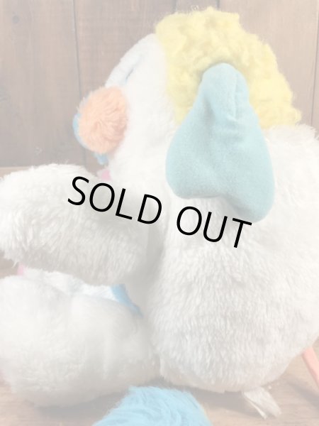 ポップルズのパフボールの80年代ビンテージぬいぐるみ