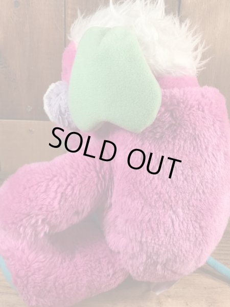 ポップルズのピンクのプライズポップルの80年代ビンテージぬいぐるみ