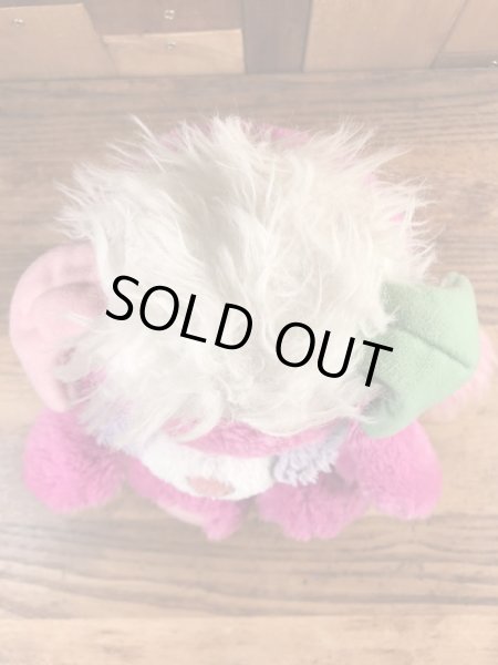 ポップルズのピンクのプライズポップルの80年代ビンテージぬいぐるみ