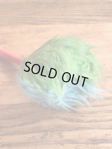 オレンジのパズルポップルの80年代ビンテージぬいぐるみ