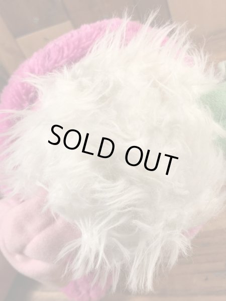 ポップルズのピンクのプライズポップルの80年代ビンテージぬいぐるみ