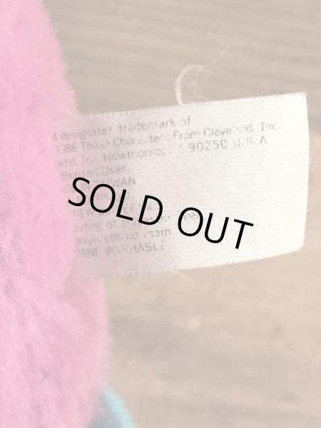 ポップルズのピンクのプライズポップルの80年代ビンテージぬいぐるみ