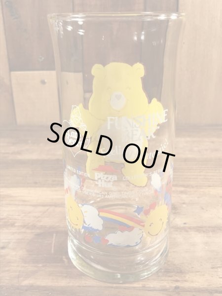 ケアベアのファンシャインベアの80’sヴィンテージグラス