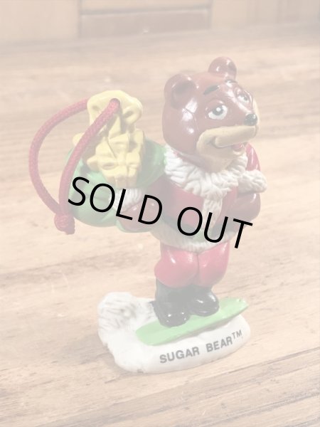 企業キャラクターのシュガーベアの90年代ビンテージPVCフィギュア