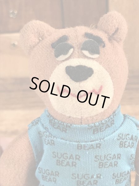 企業キャラクターのシュガーベアの80年代ビンテージミニぬいぐるみ