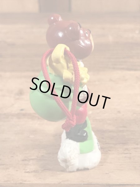 企業キャラクターのシュガーベアの90年代ビンテージPVCフィギュア