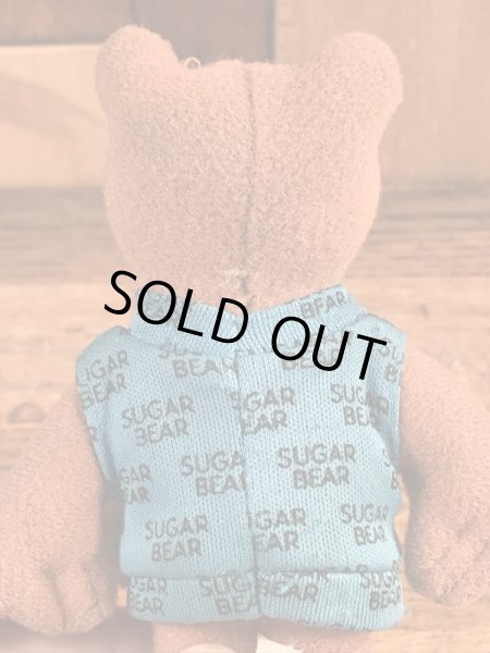 企業キャラクターのシュガーベアの80年代ビンテージミニぬいぐるみ