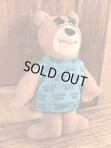 企業キャラクターのシュガーベアの80年代ビンテージミニぬいぐるみ