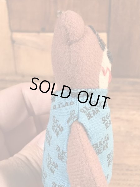 企業キャラクターのシュガーベアのミニぬいぐるみ