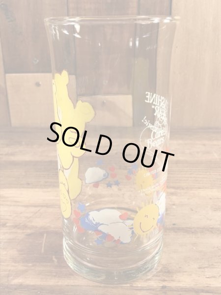 ケアベアのファンシャインベアの80’sヴィンテージグラス