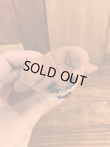 企業キャラクターのシュガーベアの80年代ビンテージミニぬいぐるみ