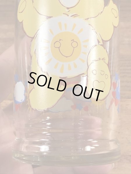ケアベアのファンシャインベアの80’sヴィンテージグラス