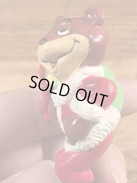 企業キャラクターのシュガーベアの90年代ビンテージPVCフィギュア