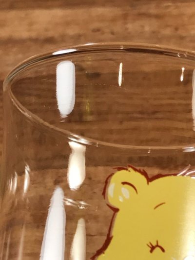 画像1: Pizza Hut Care Bears “Funshine Bear” Glass　ケアベア　ビンテージ　グラス　ピザハット　80年代