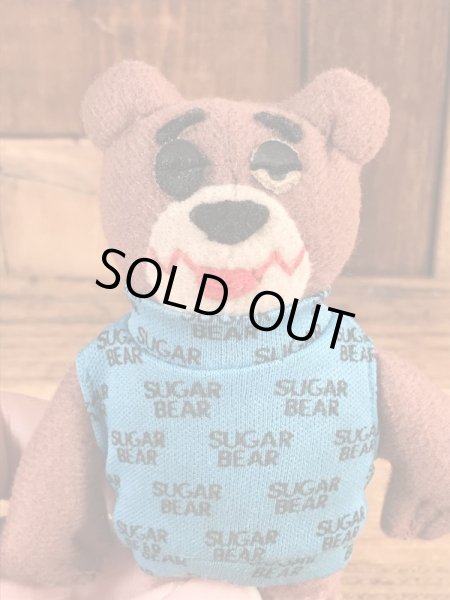 企業キャラクターのシュガーベアのミニぬいぐるみ