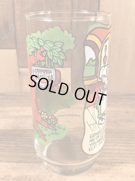 企業キャラクターのキーブラーの80年代ビンテージガラスコップ